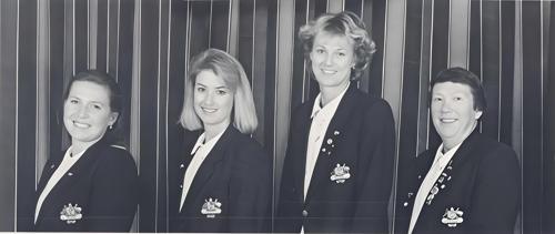 Simone Williams, Karrie Webb, Anne-Marie Knight, Heather Bleeck